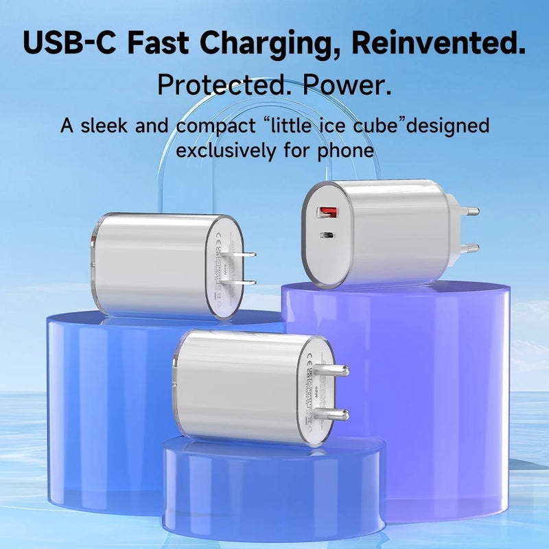 Bluejw 45W USB-C Car Charger, Dual Port PD 3.0 & QC 3.0 Super Fast Charging Adapter for iPhone, Samsung, Nothing Phone, Automobile Chargers - Image 4